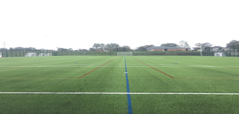 Floodlit 3G football pitch